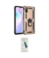 ieg™ Redmi 9A Kılıf Ahenk Klasik Koleksiyonu - Şeffaf Pasifik Cam Ekran Koruyucu