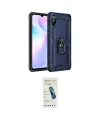 ieg™ Redmi 9A Kılıf Ahenk Klasik Koleksiyonu - Şeffaf Pasifik Cam Ekran Koruyucu