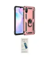 ieg™ Redmi 9A Kılıf Ahenk Klasik Koleksiyonu - Şeffaf Pasifik Cam Ekran Koruyucu