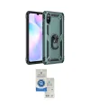 ieg™ Redmi 9A Kılıf Ahenk Klasik Koleksiyonu - Şeffaf Royal Nano Ekran Koruyucu
