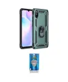 ieg™ Redmi 9A Kılıf Ahenk Klasik Koleksiyonu - Şeffaf Royal Nano Ekran Koruyucu
