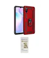 ieg™ Redmi 9A Kılıf Ahenk Klasik Koleksiyonu - Siyah Mat Seramik Nano Ekran Koruyucu