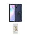 ieg™ Redmi 9A Kılıf Ahenk Klasik Koleksiyonu - Siyah Mat Seramik Nano Ekran Koruyucu