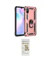 ieg™ Redmi 9A Kılıf Ahenk Klasik Koleksiyonu - Siyah Mat Seramik Nano Ekran Koruyucu