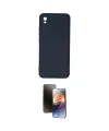 ieg™ Redmi 9A Kılıf Ahenk Serisi - Siyah 3D Antistatik Mat Seramik Nano Ekran Koruyucu