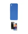 ieg™ Redmi 9A Kılıf Ahenk Serisi - Siyah 3D Antistatik Mat Seramik Nano Ekran Koruyucu