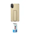 ieg™ Redmi 9A Kılıf Çekirdek Yansıma - Siyah 5D Eko Cam Ekran Koruyucu