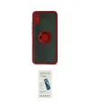 ieg™ Redmi 9A Kılıf Yörünge Çizgi - Şeffaf Pasifik Cam Ekran Koruyucu