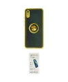 ieg™ Redmi 9A Kılıf Yörünge Çizgi - Şeffaf Pasifik Cam Ekran Koruyucu
