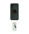 ieg™ Redmi 9A Kılıf Yörünge Çizgi - Şeffaf Pasifik Cam Ekran Koruyucu