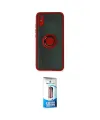 ieg™ Redmi 9A Kılıf Yörünge Çizgi - Siyah 5D Eko Cam Ekran Koruyucu