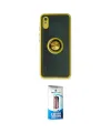 ieg™ Redmi 9A Kılıf Yörünge Çizgi - Siyah 5D Eko Cam Ekran Koruyucu