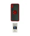 ieg™ Redmi 9A Kılıf Yörünge Çizgi - Siyah 5D Hayalet Cam Ekran Koruyucu