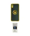 ieg™ Redmi 9A Kılıf Yörünge Çizgi - Siyah 5D Hayalet Cam Ekran Koruyucu