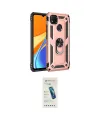 ieg™ Redmi 9C Kılıf Ahenk Klasik Koleksiyonu - Şeffaf Pasifik Cam Ekran Koruyucu