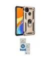 ieg™ Redmi 9C Kılıf Ahenk Klasik Koleksiyonu - Şeffaf Royal Nano Ekran Koruyucu