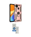 ieg™ Redmi 9C Kılıf Ahenk Klasik Koleksiyonu - Şeffaf Royal Nano Ekran Koruyucu