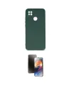 ieg™ Redmi 9C Kılıf Ahenk Serisi - Siyah 3D Antistatik Mat Seramik Nano Ekran Koruyucu