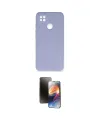 ieg™ Redmi 9C Kılıf Ahenk Serisi - Siyah 3D Antistatik Mat Seramik Nano Ekran Koruyucu