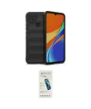 ieg™ Redmi 9C Kılıf Atlas Koleksiyonu - Şeffaf Pasifik Cam Ekran Koruyucu