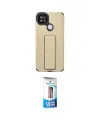 ieg™ Redmi 9C Kılıf Çekirdek Yansıma - Siyah 5D Eko Cam Ekran Koruyucu
