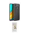 ieg™ Redmi 9C Kılıf Doruk Klasik Özel Seri - Siyah Mat Seramik Nano Ekran Koruyucu