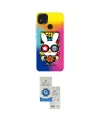 ieg™ Redmi 9C Kılıf Siluet Çizgi Koleksiyonu - Şeffaf Royal Nano Ekran Koruyucu