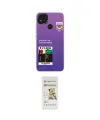 ieg™ Redmi 9C Kılıf Siluet Çizgi Koleksiyonu - Siyah Mat Seramik Nano Ekran Koruyucu