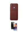 ieg™ Redmi 9C Kılıf Vadi Çizgi Prime - Siyah 3D Antistatik Mat Seramik Nano Ekran Koruyucu