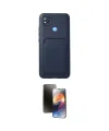 ieg™ Redmi 9C Kılıf Vadi Çizgi Prime - Siyah 3D Antistatik Mat Seramik Nano Ekran Koruyucu