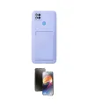 ieg™ Redmi 9C Kılıf Vadi Çizgi Prime - Siyah 3D Antistatik Mat Seramik Nano Ekran Koruyucu