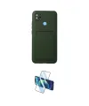 ieg™ Redmi 9C Kılıf Vadi Çizgi Prime - Siyah 3D Antistatik Seramik Nano Ekran Koruyucu