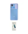 ieg™ Redmi 9C Kılıf Vadi Çizgi - Şeffaf Pasifik Cam Ekran Koruyucu