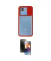 ieg™ Redmi 9C Kılıf Vadi Çizgi - Siyah 3D Antistatik Mat Seramik Nano Ekran Koruyucu