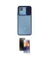 ieg™ Redmi 9C Kılıf Vadi Çizgi - Siyah 3D Antistatik Mat Seramik Nano Ekran Koruyucu