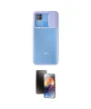 ieg™ Redmi 9C Kılıf Vadi Çizgi - Siyah 3D Antistatik Mat Seramik Nano Ekran Koruyucu