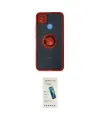 ieg™ Redmi 9C Kılıf Yörünge Çizgi - Şeffaf Pasifik Cam Ekran Koruyucu
