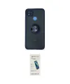 ieg™ Redmi 9C Kılıf Yörünge Çizgi - Şeffaf Pasifik Cam Ekran Koruyucu
