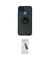 ieg™ Redmi 9C Kılıf Yörünge Çizgi - Şeffaf Pasifik Cam Ekran Koruyucu