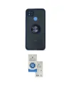ieg™ Redmi 9C Kılıf Yörünge Çizgi - Şeffaf Royal Nano Ekran Koruyucu