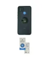 ieg™ Redmi 9C Kılıf Yörünge Çizgi - Şeffaf Royal Nano Ekran Koruyucu