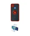 ieg™ Redmi 9C Kılıf Yörünge Çizgi - Siyah 3D Antistatik Seramik Nano Ekran Koruyucu
