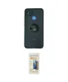 ieg™ Redmi 9C Kılıf Yörünge Çizgi - Siyah 6D Mat Seramik Hayalet Nano Ekran Koruyucu