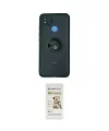 ieg™ Redmi 9C Kılıf Yörünge Çizgi - Siyah Mat Seramik Nano Ekran Koruyucu