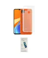 ieg™ Redmi 9C Kılıf Zirve Doku - Şeffaf Pasifik Cam Ekran Koruyucu