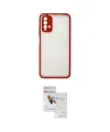 ieg™ Redmi 9T Kılıf Ahenk Çizgi Serisi - Siyah Seramik Nano Ekran Koruyucu