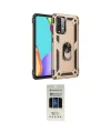 ieg™ Redmi 9T Kılıf Ahenk Klasik Koleksiyonu - Siyah 5D Hayalet Cam Ekran Koruyucu