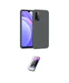 ieg™ Redmi 9T Kılıf Ahenk Serisi - Şeffaf Pasifik Cam Ekran Koruyucu