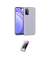 ieg™ Redmi 9T Kılıf Ahenk Serisi - Şeffaf Pasifik Cam Ekran Koruyucu