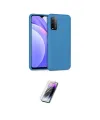 ieg™ Redmi 9T Kılıf Ahenk Serisi - Şeffaf Pasifik Cam Ekran Koruyucu